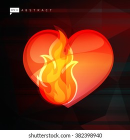 Human Relationships - Burning - Illustration