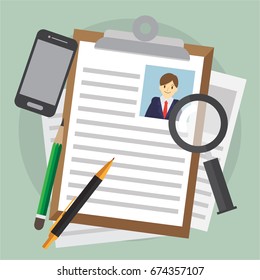 human resouce. infographic vector illustration.