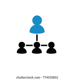 Human resource and businessman icon design,vector