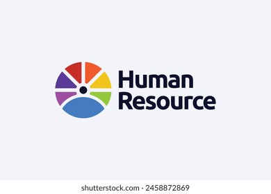 Human resource colorful logo design