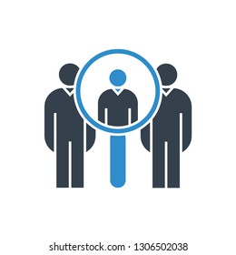 human resource concept icon