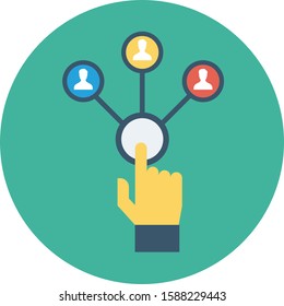 Human Resource flat icons for  human &  resource