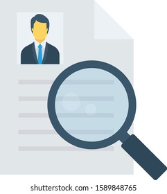 Human Resource flat icons for  career &  cv