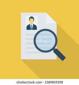 Human Resource flat icons for  career &  cv