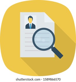 Human Resource flat icons for  career &  cv