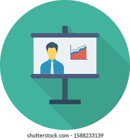 Human Resource flat icons for connection  & team 