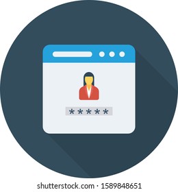 Human Resource flat icons for cup  & achievement 