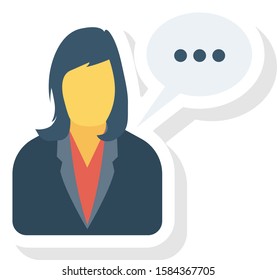 Human Resource flat icons for HR  & manager 