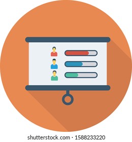 Human Resource flat icons for HR  & manager 