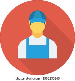 Human Resource flat icons for HR  & employee 