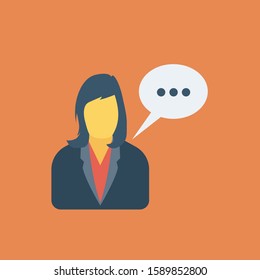 Human Resource flat icons for HR  & manager 