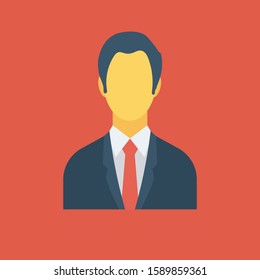 Human Resource flat icons for manager  & HR 