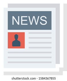 Human Resource flat icons for paper  & press 