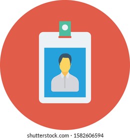 Human Resource flat icons for  personal &  identification