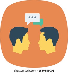 Human Resource flat icons for staff  & team 