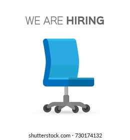 human resource or HR management infographics element. Business hiring and recruiting concept. web design, brochure template. vector illustration