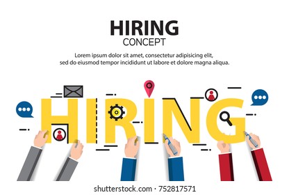 human resource or HR management infographics element and background. recruitment process. Can be used for statistic , business data, web design, info chart, brochure template. vector illustration