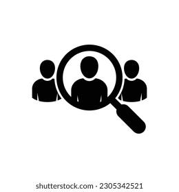 Human Resource Icon. Audience, businessman, group, human resources, market, research, targeting icon. Recruitment icon. 