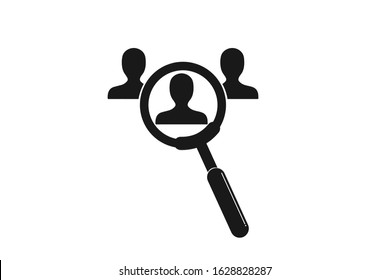 Human Resource Icon, Audience icon vector 