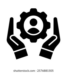 Human Resource Icon Element For Design