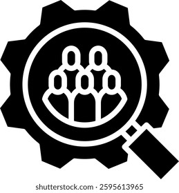 Human Resource Icon Element For Design And Vector