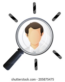 Human Resource Icon - Illustration