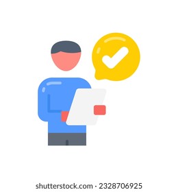 Icono de recurso humano en vector. Ilustración