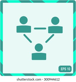 Human resource and management icon set