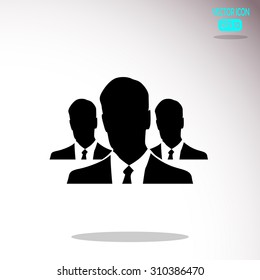 Human resource and management icon set.