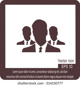 Human resource and management icon set.