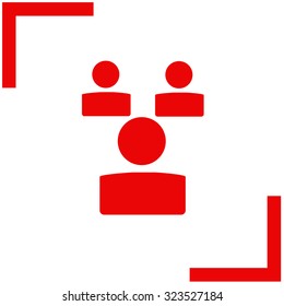 Human resource and management icon set.