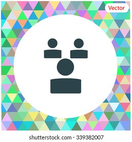 Human resource and management icon set.