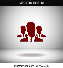 Human resource and management icon set.