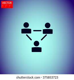 Human resource and management icon set.
