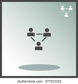 Human resource and management icon set.