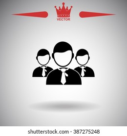 Human resource and management icon set.