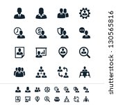 Human resource management icons