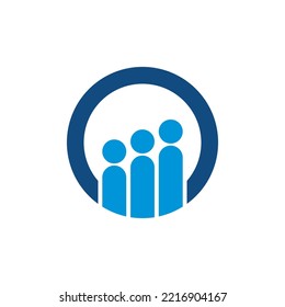 El logotipo de personal de recursos humanos se puede utilizar para empresas, íconos y otros.