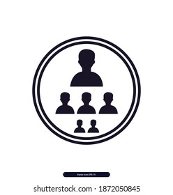 Human Resource vector icon, Human Resource Vector illustration