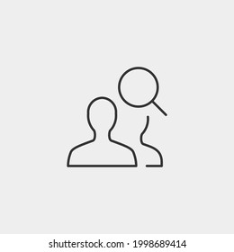 human resource vector icon illustration sign 