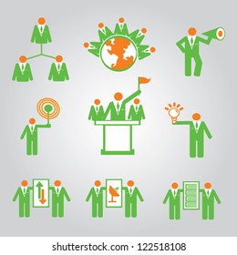 Human resource,Business management,icons,Vector