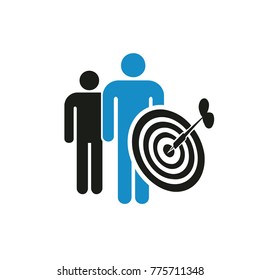 Human resource,businessman icon design,vector