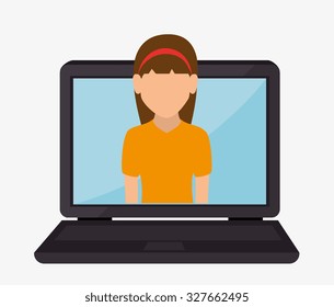 Human resources and business icons, vector illustration graphic