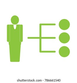 Human resources business training icon