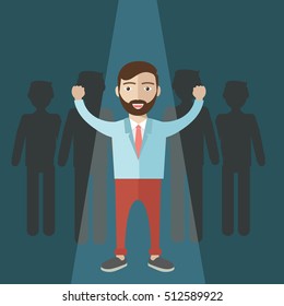Human Resources concept. choosing the perfect candidate for the job.