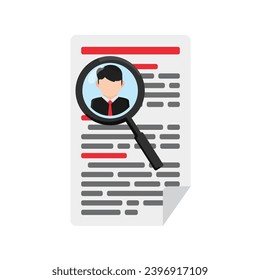 human resources concept illustration, flat style illustration vector