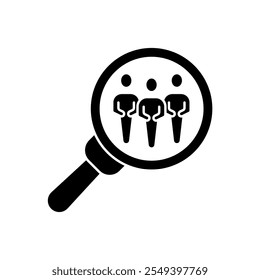 human resources concept line icon. Simple element illustration. human resources concept outline symbol design.