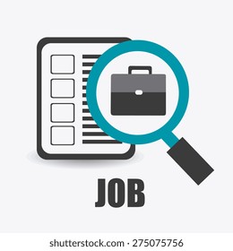 Human resources design over white background, vector illustration.