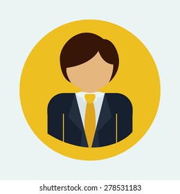 Human Resources design over white background, vector illustration 