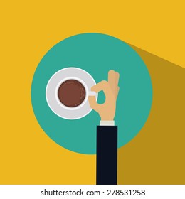 Human Resources design over yellow background, vector illustration 